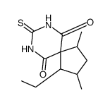 1-ethyl-2,4-dimethyl-8-thioxo-7,9-diaza-spiro[4.5]decane-6,10-dione Structure