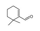 6,6-dimethylcyclohexene-1-carbaldehyde Structure