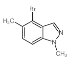 4-BROMO-1,5-DIMETHYL-1H-INDAZOLE Structure