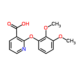 2-(2,3-Dimethoxyphenoxy)nicotinic acid structure