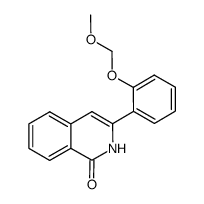 3-(2-methoxymethoxy-phenyl)-2H-isoquinolin-1-one Structure