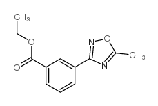 Ethyl 3-(5-Methyl-1,2,4-oxadiazol-3-yl)benzoate Structure