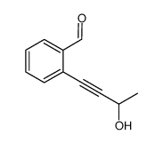 2-(3-hydroxybut-1-yn-1-yl)benzaldehyde Structure