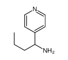 1-(4-吡啶基)-1-丁胺结构式