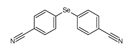 4-(4-cyanophenyl)selanylbenzonitrile Structure
