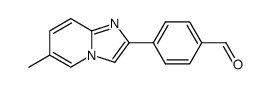 6-Methyl-2-(4'-formylphenyl)imidazo-[1,2-a]pyridine Structure