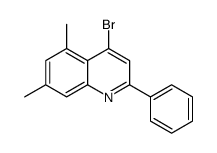 4-bromo-5,7-dimethyl-2-phenylquinoline结构式