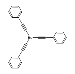 tris(phenylethynyl)europium Structure