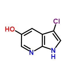 3-Chloro-1H-pyrrolo[2,3-b]pyridin-5-ol structure
