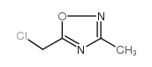3-甲基-5-(氯甲基)-1,2,4-噁二唑结构式