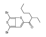 1-(4,6-二溴噻吩并[3,4-b]噻吩-2-基)-2-乙基-1-己酮结构式
