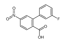2-(3-fluorophenyl)-4-nitrobenzoic acid结构式