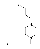 N-(3-chloropropyl)-4-methylpiperazine hydrochloride结构式