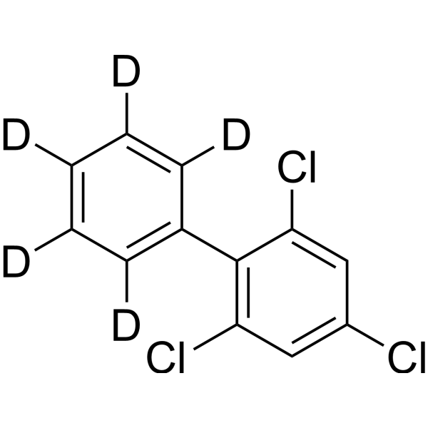 2,4,6-Trichlorobiphenyl-2′,3′,4′,5′,6′-d5结构式