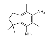 1,1,4,6-Tetramethyl-5,7-diaminoindan结构式