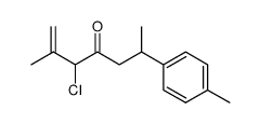 3-chloro-2-methyl-6-p-tolyl-1-hepten-4-one Structure