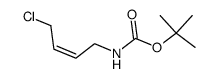 Carbamic acid, (4-chloro-2-butenyl)-, 1,1-dimethylethyl ester, (Z)- (9CI) Structure
