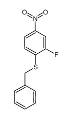 1-(benzylsulfanyl)-2-fluoro-4-nitrobenzene Structure