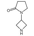 1-(Azetidin-3-yl)pyrrolidin-2-one结构式