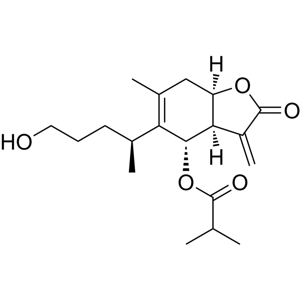 6-O-Isobutyrylbritannilactone结构式