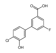 3-(4-chloro-3-hydroxyphenyl)-5-fluorobenzoic acid结构式