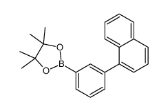 4,4,5,5-tetramethyl-2-(3-naphthalen-1-ylphenyl)-1,3,2-dioxaborolane结构式