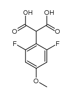 2-(2,6-difluoro-4-methoxyphenyl)malonic acid Structure