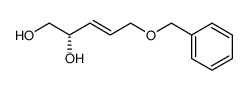 (2S),(E)-5-benzyloxy-3-pentene-1,2-diol结构式