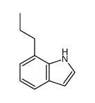 7-propyl-1H-indole结构式