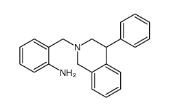 2-[(4-phenyl-3,4-dihydro-1H-isoquinolin-2-yl)methyl]aniline Structure