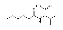 Valine,N-(1-oxohexyl)-结构式