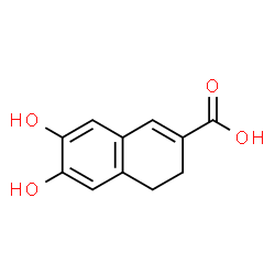2-Naphthalenecarboxylic acid, 3,4-dihydro-6,7-dihydroxy- (9CI) Structure