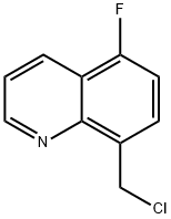 8-(Chloromethyl)-5-fluoroquinoline结构式