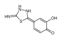 1,2-Benzenediol,4-(5-amino-1,3,4-thiadiazol-2-yl)-(9CI)结构式
