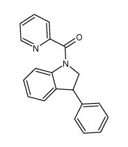 (3-phenylindolin-1-yl)(pyridin-2-yl)methanone结构式