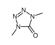 1,4-dimethyltetrazol-5-one Structure