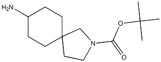 8-氨基-2-氮杂螺[4.5]癸烷-2-羧酸叔丁酯结构式