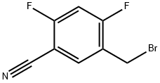5-(bromomethyl)-2,4-difluorobenzonitrile Structure