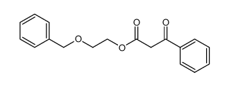 2-benzyloxyethyl benzoylacetate结构式
