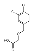 [(3,4-Dichlorobenzyl)oxy]acetic acid Structure