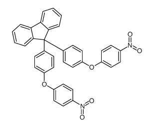 9,9-bis[4-(4-nitrophenoxy)phenyl]fluorene结构式