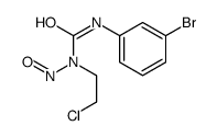 3-(3-bromophenyl)-1-(2-chloroethyl)-1-nitrosourea Structure