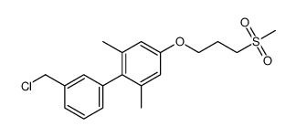 3'-chloromethyl-2,6-dimethyl-4-[3-(methylsulfonyl)propoxy]biphenyl picture