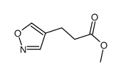 4-Isoxazolepropanoicacid,methylester(9CI) structure