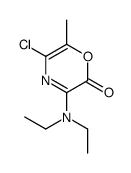 5-chloro-3-(diethylamino)-6-methyl-1,4-oxazin-2-one结构式