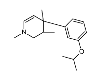 (3R,4S)-4-(3-Isopropoxyphenyl)-1,3,4-trimethyl-1,2,3,4-tetrahydro pyridine Structure