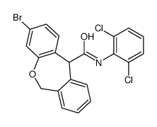 3-bromo-N-(2,6-dichlorophenyl)-6,11-dihydrobenzo[c][1]benzoxepine-11-carboxamide Structure