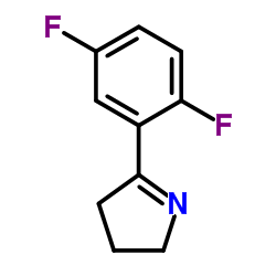 5-(2,5-Difluorophenyl)-3,4-dihydro-2H-pyrrole Structure