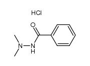 1,1-dimethyl-2-benzoylhydrazide hydrochloride Structure