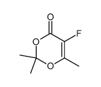 4H-1,3-Dioxin-4-one,5-fluoro-2,2,6-trimethyl-(9CI) picture